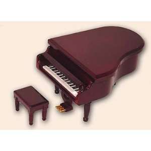   Glossy Musical Mini Grand Piano with Exquisite Detail 
