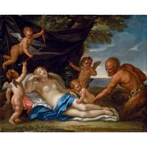   Carlo Maratta   32 x 26 inches   Jupiter and Antiope