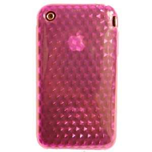  KingCase iPhone 3G & 3GS Gel Skin Diamonds Case (Purple 
