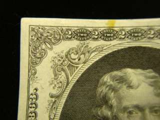 1917 $2 U.S. NOTES   LEGAL TENDER  VERY NICE OLD HORSEBLANKET 