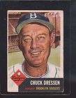 1953 Topps #50 Chuck Dressen DP VGEX C151429