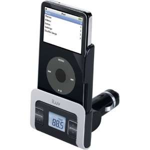  Black FM Transmitter With Car Adapter For iPod T48308 GPS 