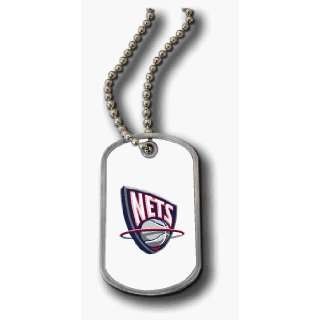  NEW JERSEY NETS DOMED DOG TAG NECKLACE *SALE*