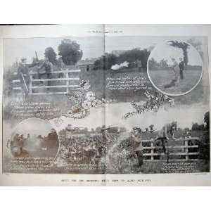    1906 Hunting Sport Men Shooting Birds Dogs Country