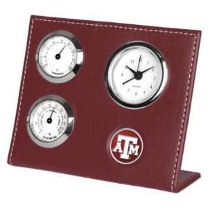  Texas A&M Aggies Weather Station Desk Clock Sports 