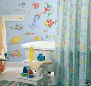 Baby Nursery Vinyl Stickers Tropical Fish Wall Decals  
