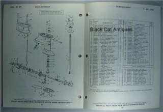 Original 1968 OMC Parts Catalog 33 HP Johnson/Evinrude Used  