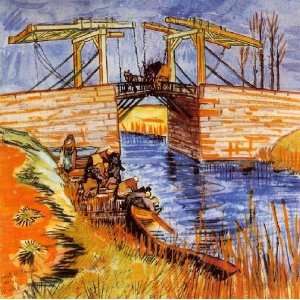   The Langlois Bridge at Arles 1, By Gogh Vincent van