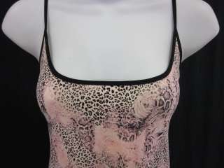 BLUGIRL BLUMARINE Pink Animal Print Sleeveless Dress S  
