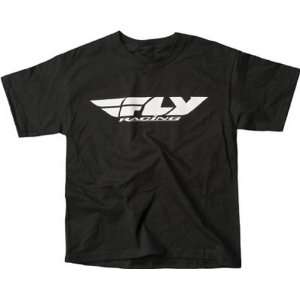    FLY RACING CORPORATE CASUAL MX OFFROAD T SHIRT BLACK LG Automotive