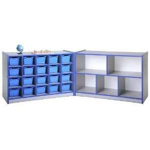 Medium Laminate Storage & 20 Tray Cabinet with Bins 
