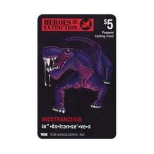   Card $5. Heros of Extinction Inostrancevia Dinosaur 
