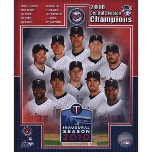  Minnesota Twins 2010 AL Central Champions Composite Finest 