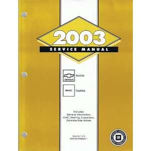  2003 Chevrolet Kodiak and GMC Topkick Service Manual 