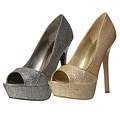   Collection Womens LOA 27 Glitter Platform Heels  