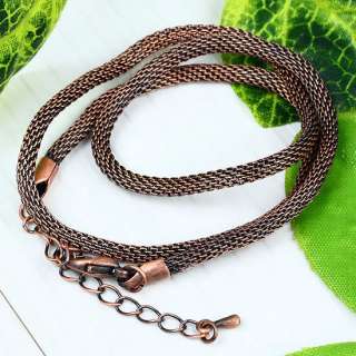 Copper Adjustable Link Chain Bracelet Necklace 19.5L  