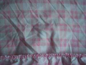 Laura Ashley Pink Croquet Check Canasta Sheet Fabric  