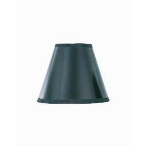 Candelabra Lamp Shade with Gold Liner in Black Hardback   3.5 x 7 x 