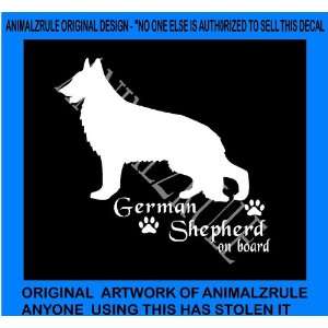  GERMAN SHEPHERD DOG VINYL DECAL 