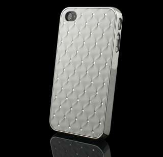 Luxury Bling Diamond Crystal Hard Back Case Cover For Apple iPhone 4 