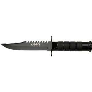  JEEP 8 1/2 SILVER SURVIVAL KNIFE RETAIL  Sports 
