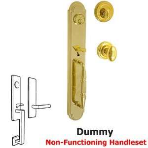  Ravina two piece dummy handleset with egg knob in pvd 