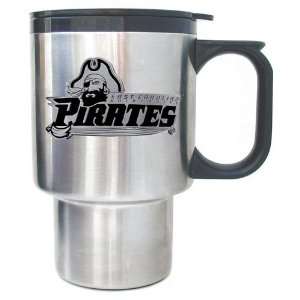 East Carolina Pirates Stainless Travel Mug   NCAA College Athletics 