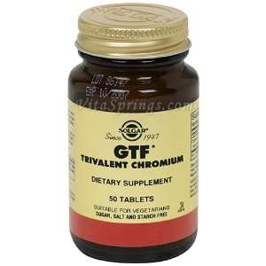  GTF Chromium (Glucose Tolerance Factor), 50 Tablets 