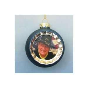   of 6 John Wayne Reflector Glass Ball Christmas Ornaments 3.25 (80mm