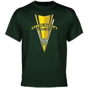  NCAA Oregon Ducks ESPN 1st Down T Shirt   Green Sports 