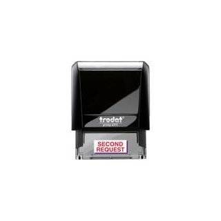 SECOND REQUEST   Trodat 4911 (Ideal 50) Red Self Inking Rubber Stamp 