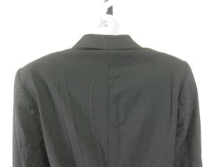 CANTARELLI Black Wool Pants Suit Jacket Outfit SZ 10  