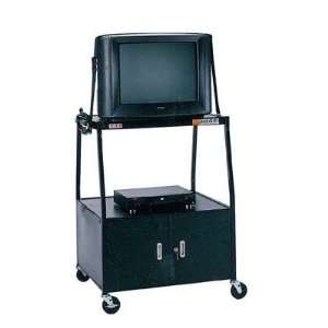 VTI WBCAB54 E 54 High Wide Body TV Cart for 30 TV Monitor with 