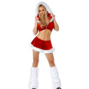  Flirty two piece set red silhouette in christmas theme 