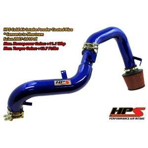   Cold Air Intake System Kit with K&N Filter Powder Coated Blue 08 09