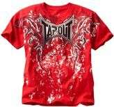 NEW YOUTH BOYS TAPOUT BIO MECH T SHIRT RED XL 18/20  