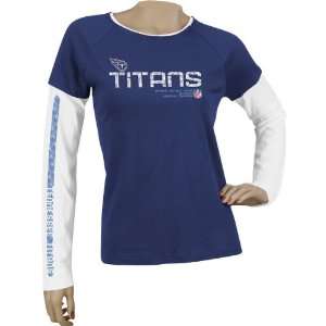 Reebok Tennessee Titans Womens Plus Size Sideline Tacon Too Long 