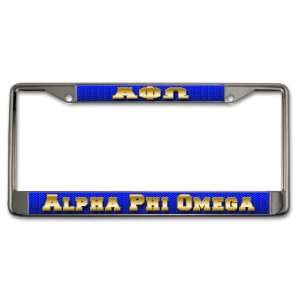  Alpha Phi Omega License Plate Frame 