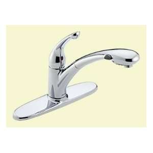 DELTA 470 WE DST Single Handle Water Efficient Pull Out Kitchen Faucet