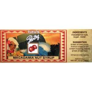 Hawaii Maui Tutus Pantry Gift Basket Macadamia Nut Syrup  
