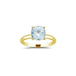  0.89 Cts Sky Blue Topaz Solitaire Ring in 18K Yellow Gold 