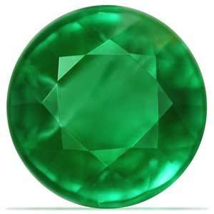  0.61 Carat Loose Emerald Round Cut Jewelry