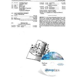    NEW Patent CD for VALVE STEM SEAL ASSEMBLY 