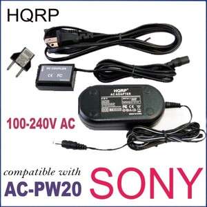 New AC Adapter + DC Coupler replacement for Sony Alpha NEX 3CD NEX 3D 