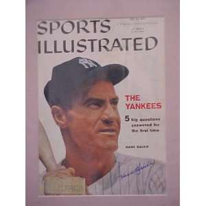  Hank Bauer Autographed July 22, 1957 Sports Illustrated 