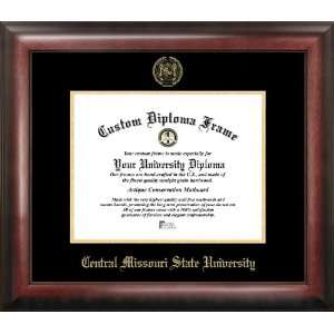  Central Missouri State University Gold Embossed Diploma 