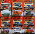 Different Matchbox Die Cast Metal Trucks, New in Packages