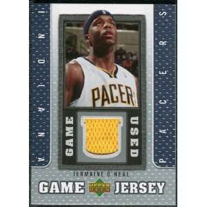  08 Upper Deck UD Game Jersey #JO Jermaine ONeal Sports Collectibles