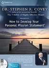 How to Develop a Personal Mission Statement  Stephen R. Covey (Audio 