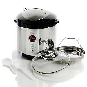 Wolfgang Puck 7 QUART ELECTRIC 4 In 1 PRESSURE COOKER Brand New Black 
